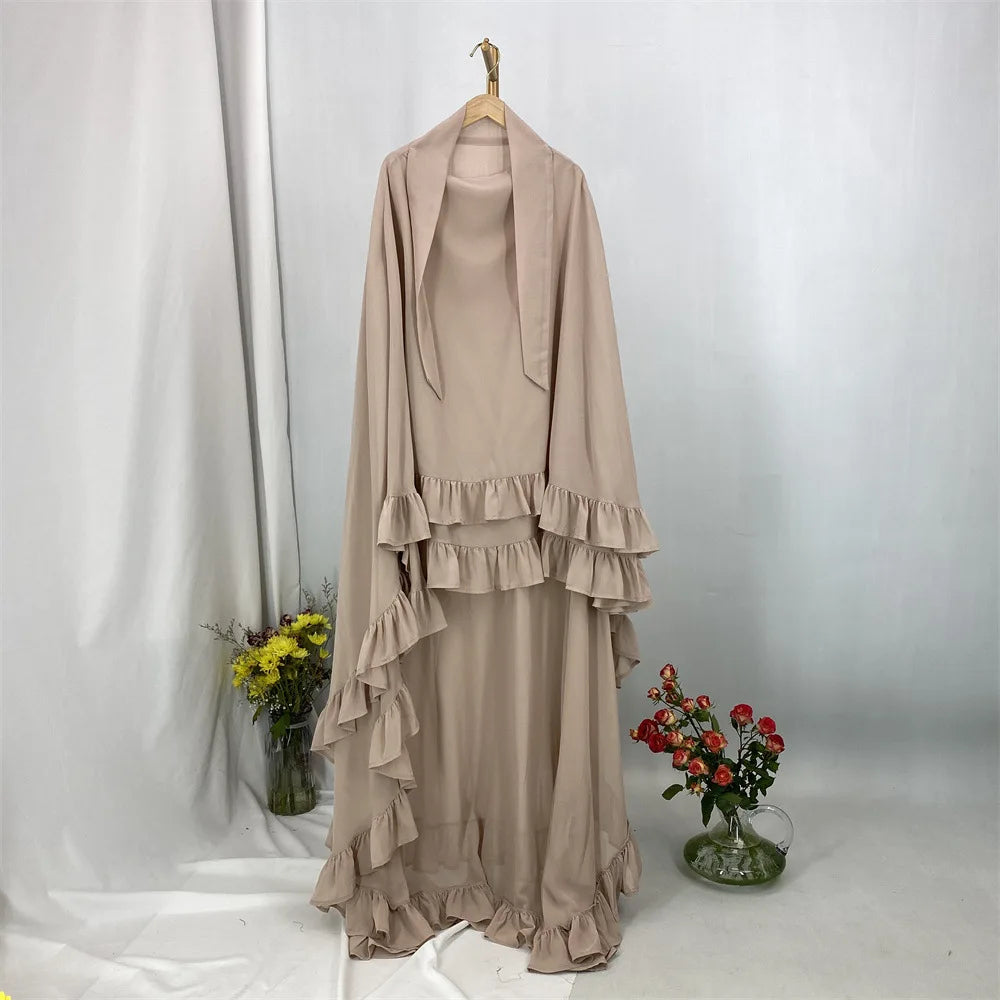 Voile élégant à carreaux superposés — Maissa