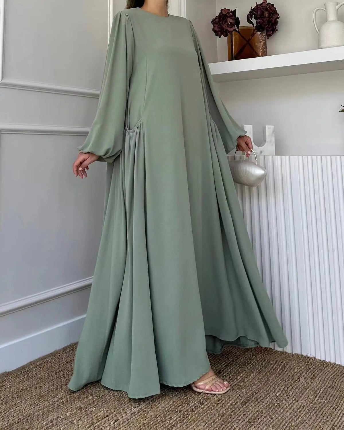 Robe Sirine fluide — ensemble de la robe, allure intemporelle