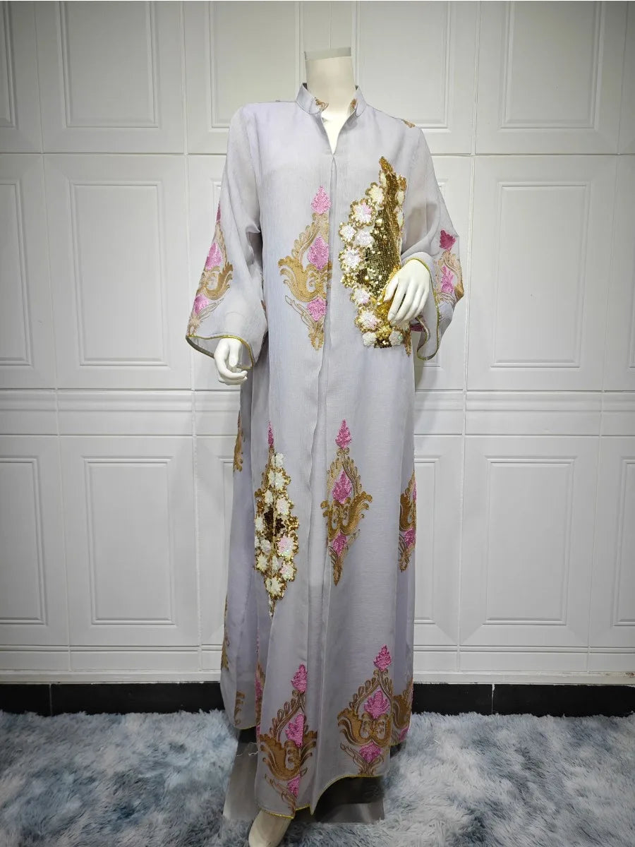 Robe Souad longue — vue générale de la robe, effet lumineux