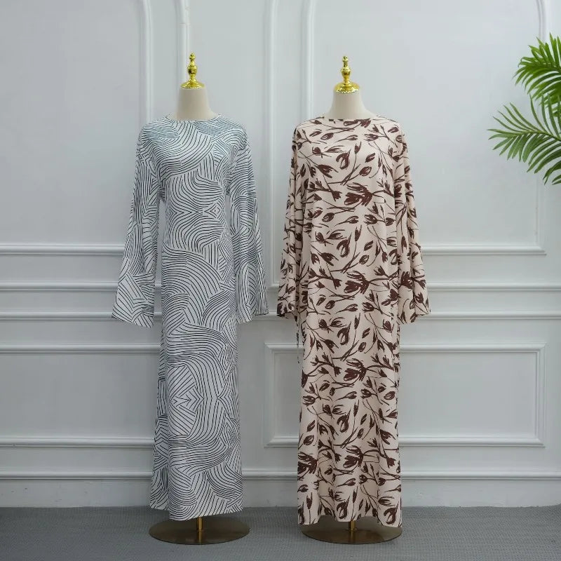 Robe Latifa en rayures — variation de coloris, allure soignée