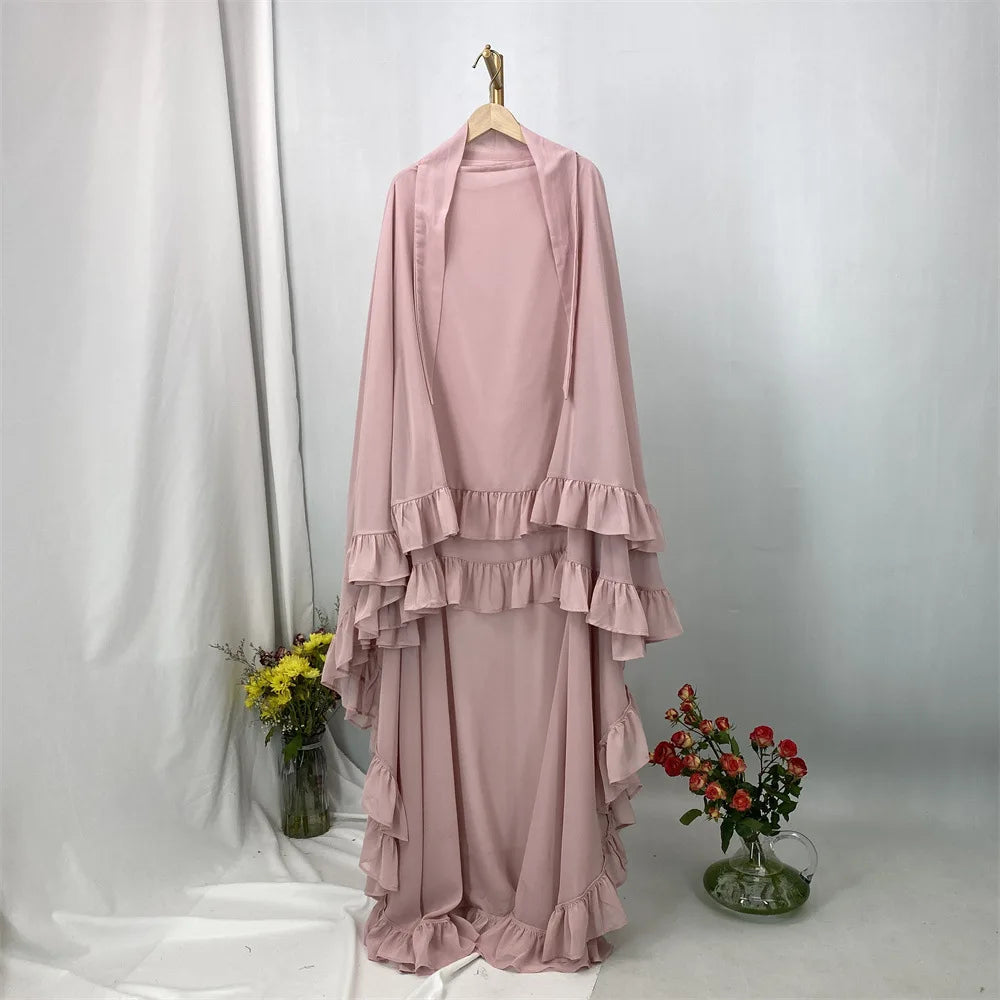 Voile élégant à carreaux superposés — Maissa
