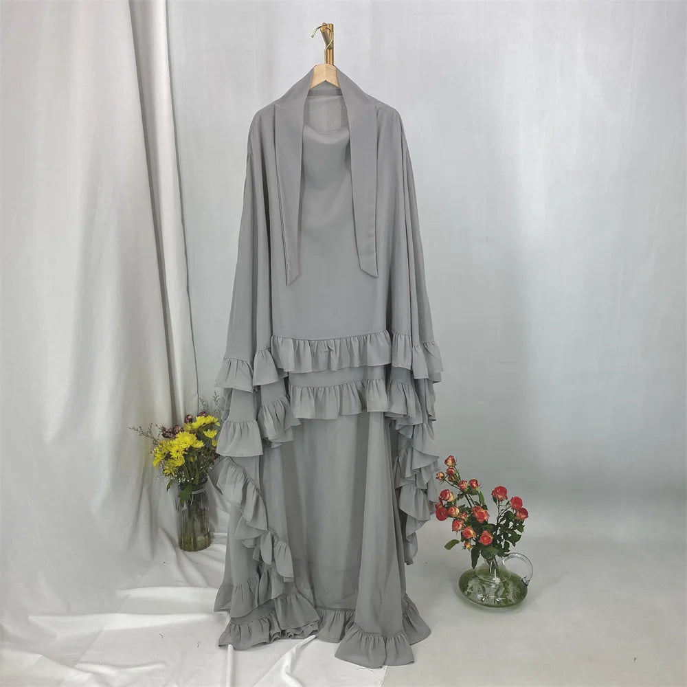 Voile Maissa — motif carreaux aux lignes fines