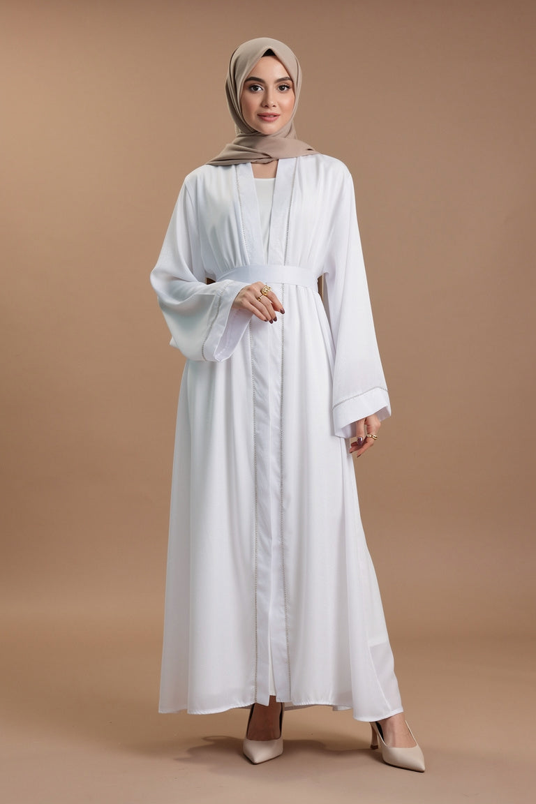 Robe longue fluide ornée de strass — Marie - Style by Aliyah