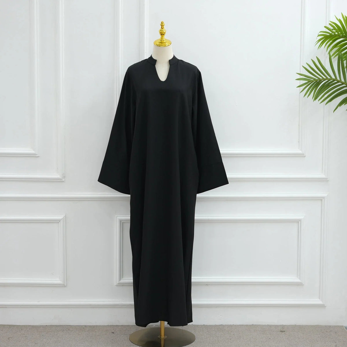 Robe maxi fluide manches larges à poches — Khadija