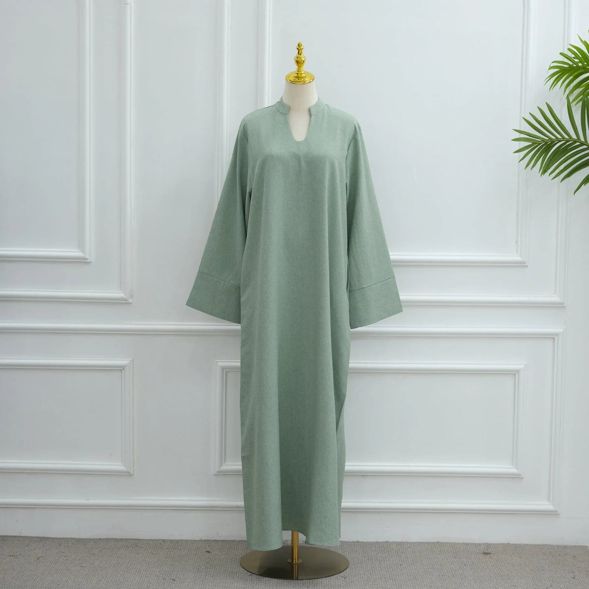 Robe maxi fluide manches larges à poches — Khadija