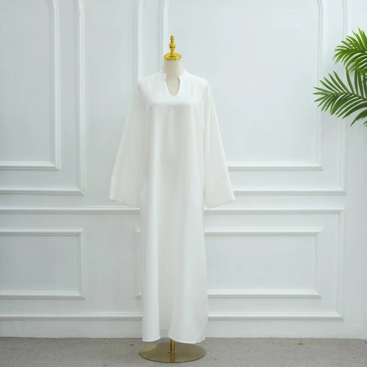 Robe maxi fluide manches larges à poches — Khadija